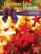 Christmas Solos for Students piano sheet music cover